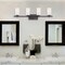 Designers Fountain Dakota 32in 4-Light Biscayne Bronze Modern Indoor Vanity Light with Frosted Glass Shades 6734-BBR - alternate 2